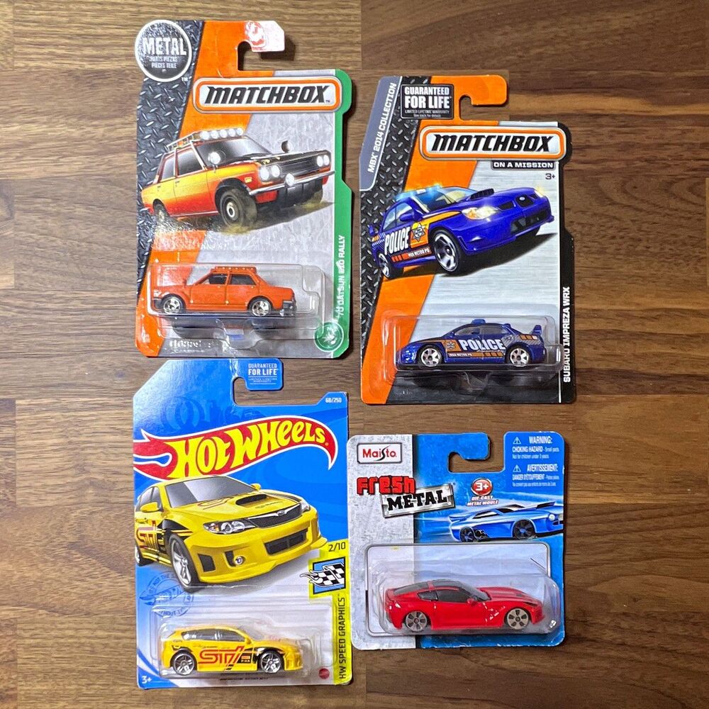 Lot of Hotwheels Matchbox 1:64 Diecast Subaru WRX STI Impreza and Others - Picture 1 of 5
